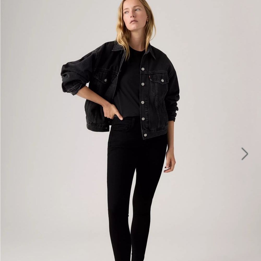 NWT Levi’s Black 720 High-Rise Super Skinny Jeans